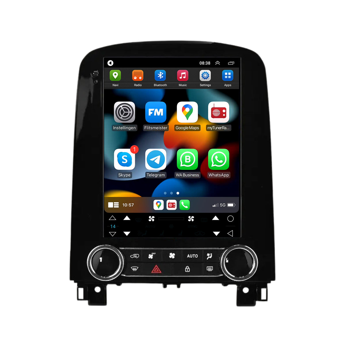 Renault Scenic CarPlay & Android Auto Autoradio | 2016 bis 2022 | Android 13 | Davilon