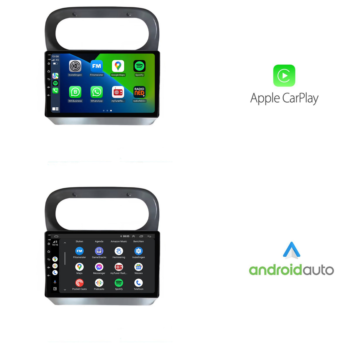 Renault Twingo CarPlay & Android Auto car radio | 1998 to 2006 | Android 13 | Davilon