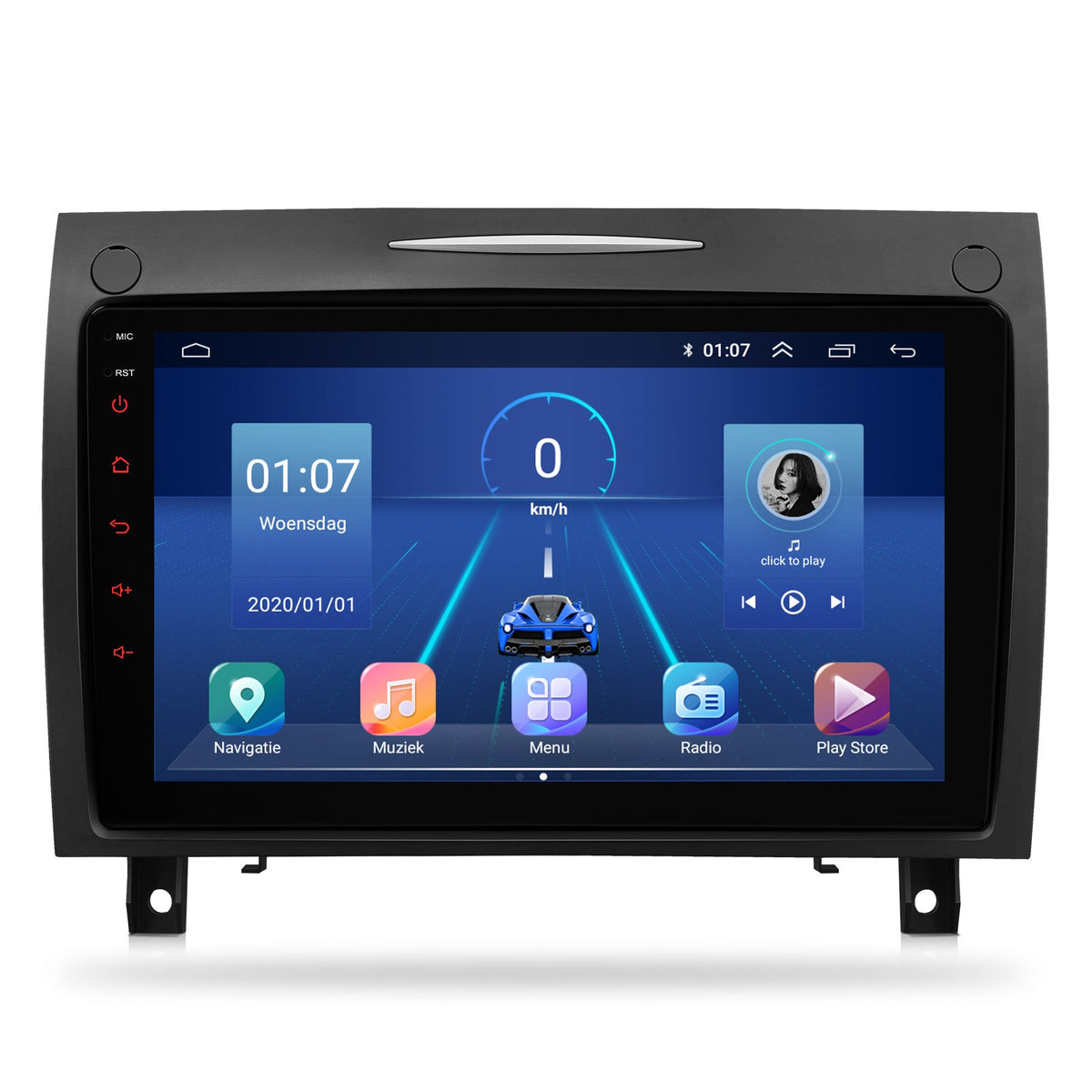 Autoradio CarPlay & Android Auto pour Mercedes-Benz SLK | 2004 à 2010 | Android 13 | Davilon-6