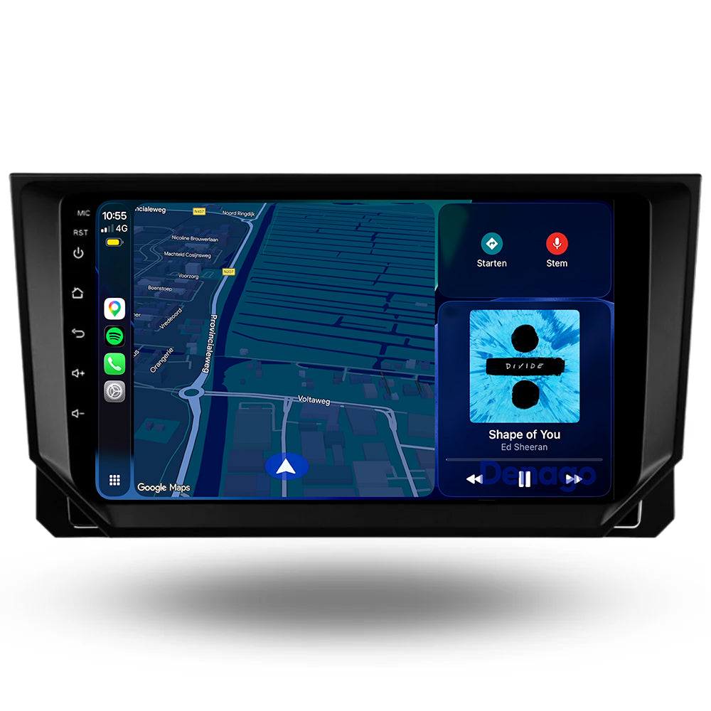 Seat Ibiza CarPlay autoradio | 2018 t/m 2026 | Denago DNG-A404 | 9 inch | Android 13 | Draadloos CarPlay & Android Auto-5