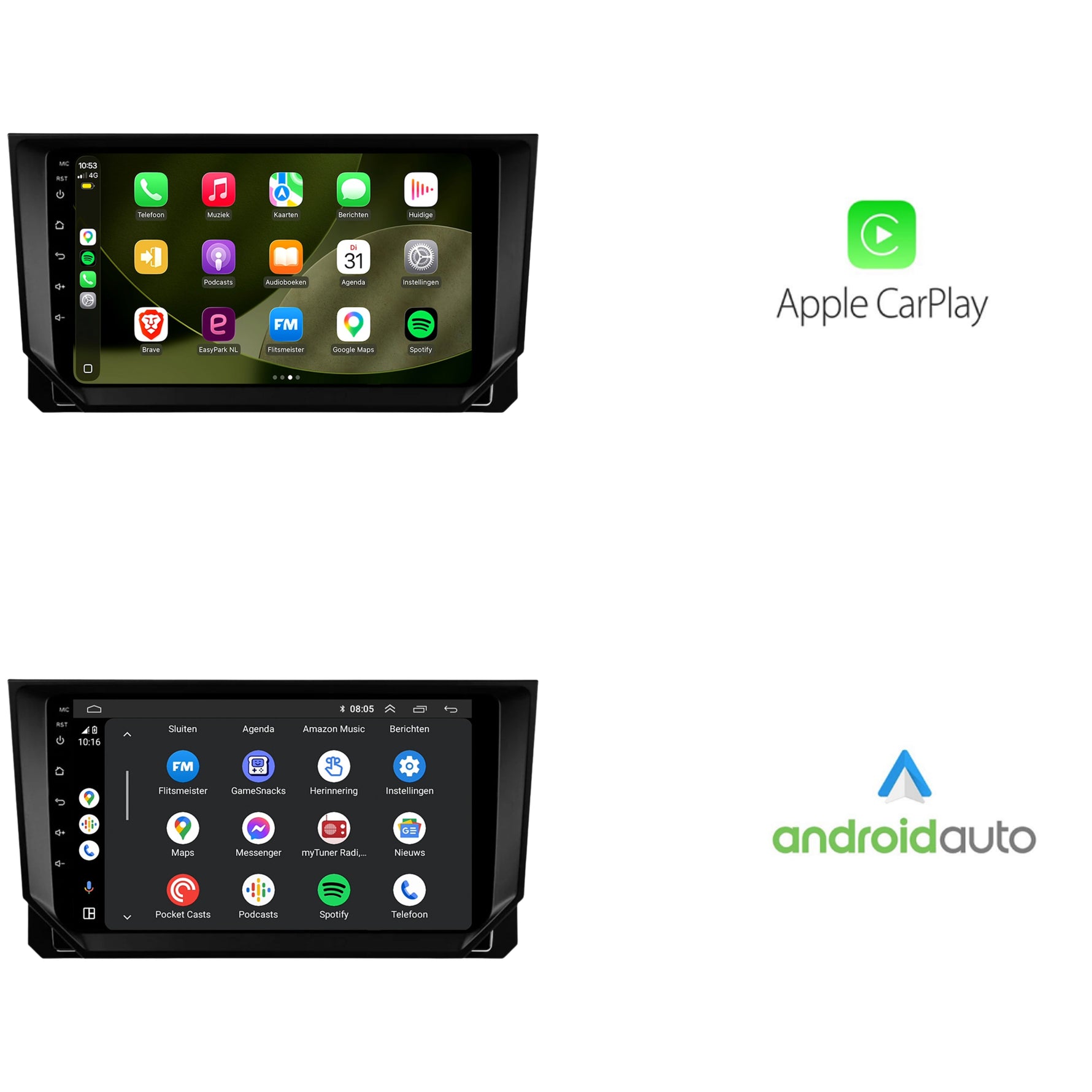 Seat Ibiza | Android 13 | Autoradio | 2018 t/m 2026 | CarPlay & Android Auto