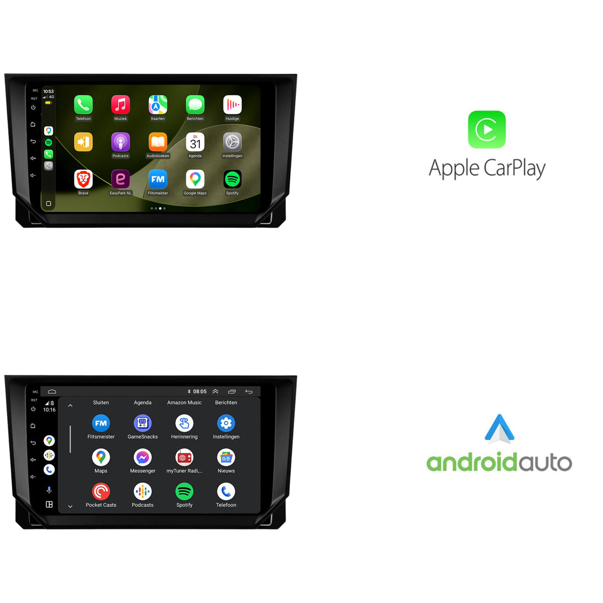 Seat Ibiza | Android 13 | Autoradio | 2018 t/m 2026 | CarPlay & Android Auto-2