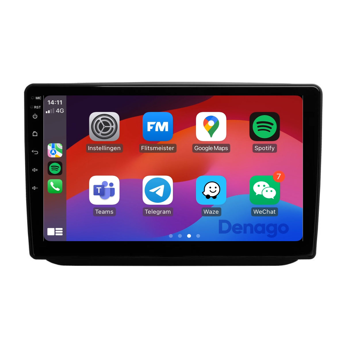 Skoda Fabia CarPlay autoradio | 2007 t/m 2015 | Denago DNG-A392 | 9 inch | Android 13 | Draadloos CarPlay & Android Auto-1