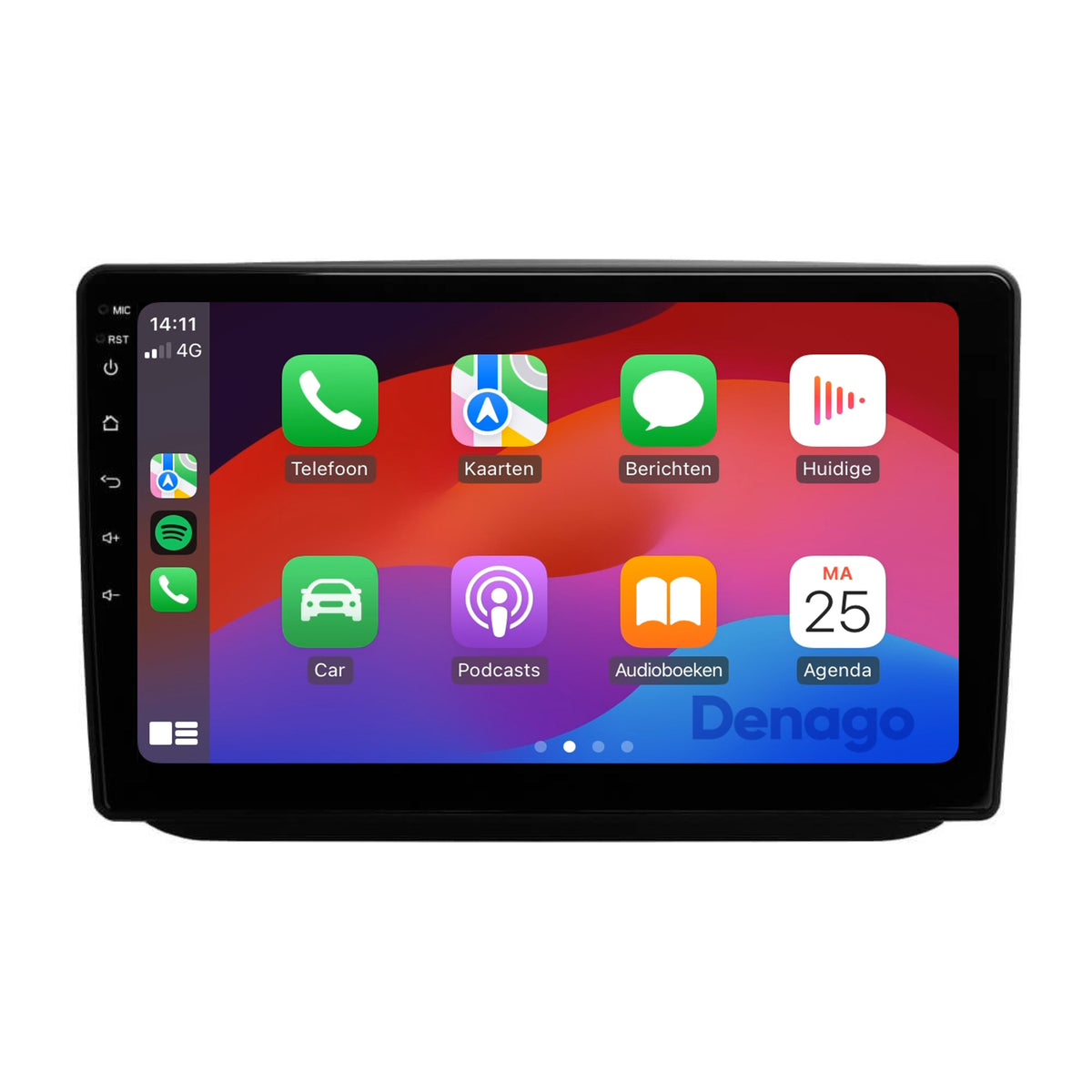Skoda Fabia CarPlay autoradio | 2007 t/m 2015 | Denago DNG-A392 | 9 inch | Android 13 | Draadloos CarPlay & Android Auto-4