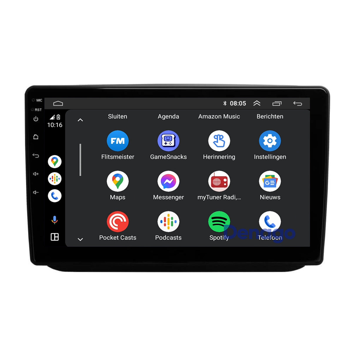 Skoda Fabia CarPlay autoradio | 2007 t/m 2015 | Denago DNG-A392 | 9 inch | Android 13 | Draadloos CarPlay & Android Auto-3