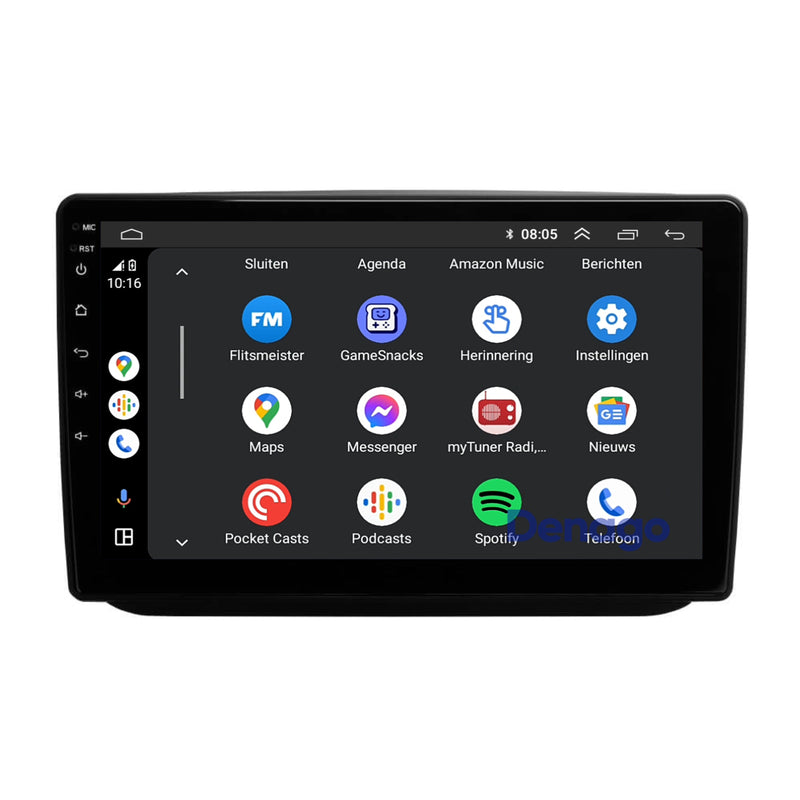 Skoda Fabia CarPlay autoradio | 2007 t/m 2015 | Denago DNG-A392 | 9 inch | Android 13 | Draadloos CarPlay & Android Auto-3