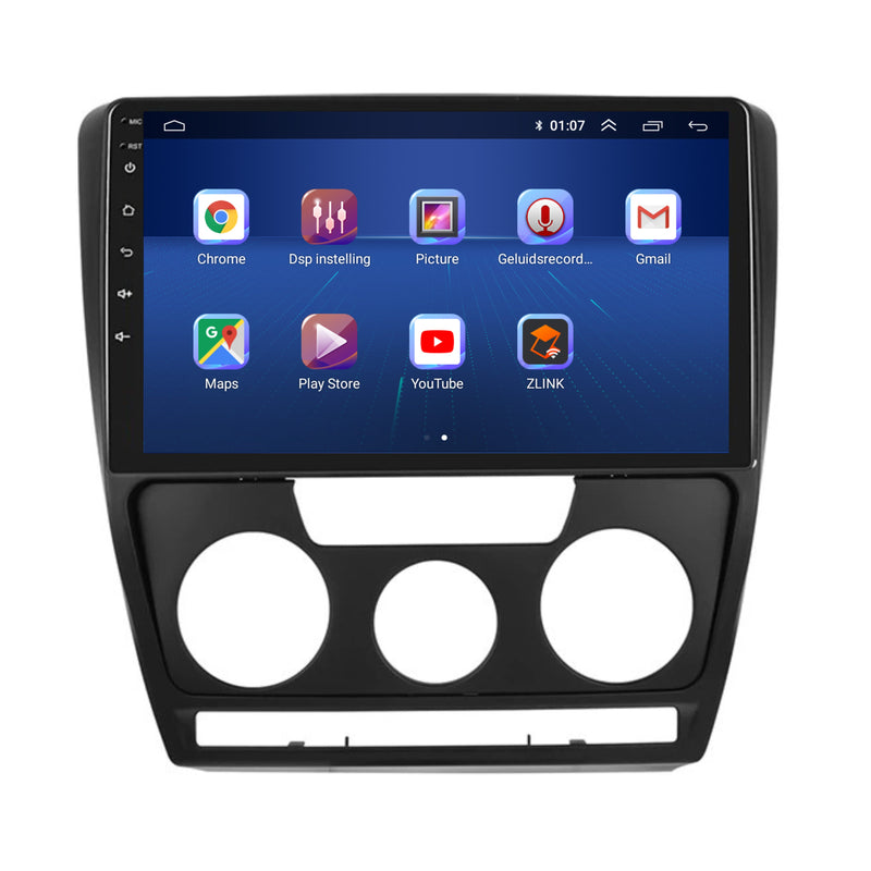 Skoda Octavia CarPlay & Android Auto car radio | 2007 to 2012 | Android 13 | Davilon-5