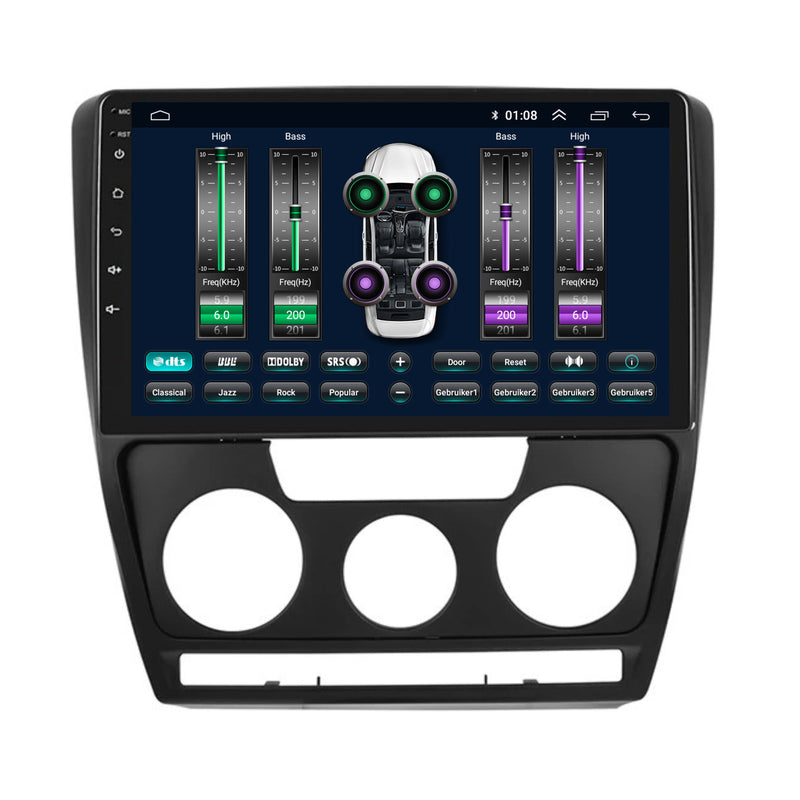 Skoda Octavia CarPlay & Android Auto car radio | 2007 to 2012 | Android 13 | Davilon-7