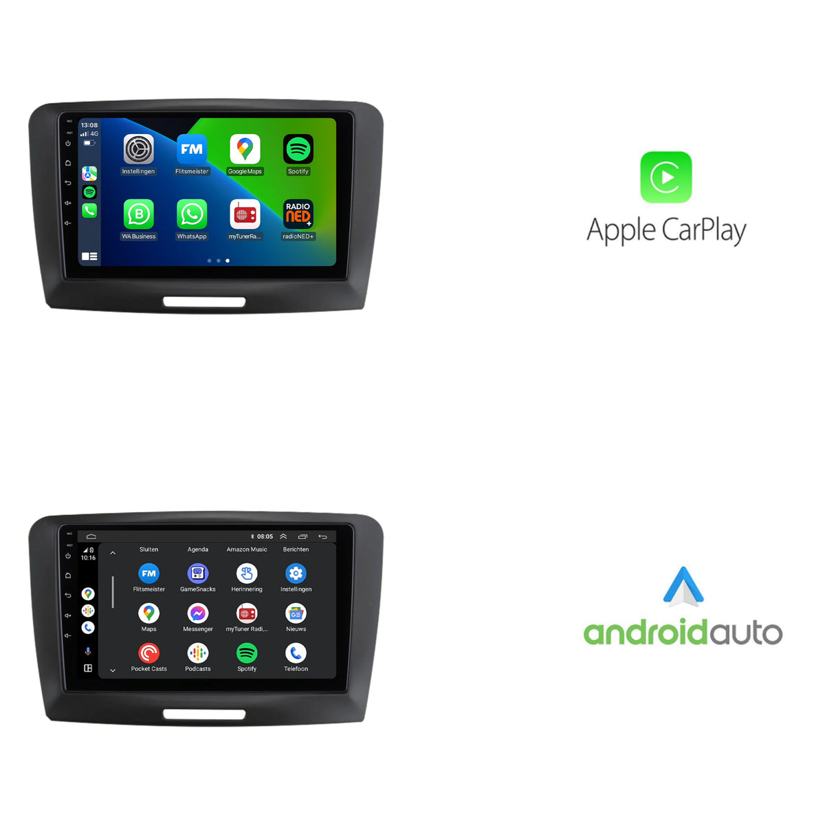 Skoda Superb | Android 13 | Autoradio | 2008 t/m 2014 | CarPlay & Android Auto-2