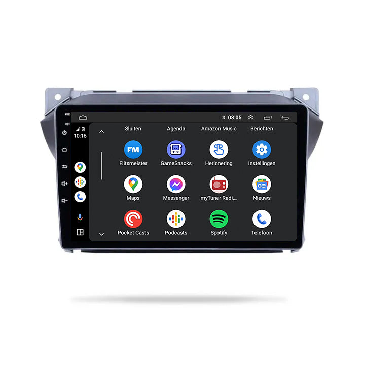 Autorradio con CarPlay y Android Auto para Suzuki Alto | 2008 a 2016 | Android 13 | Davilon-3