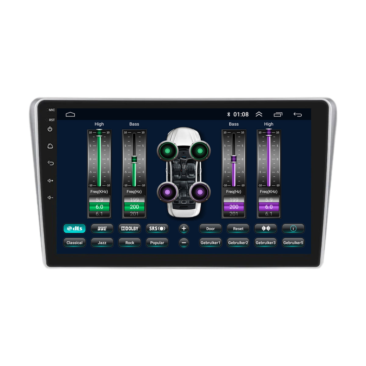 Toyota Avensis T25 CarPlay & Android Auto autoradio | 2003 t/m 2008 | Android 15 | Davilon-7