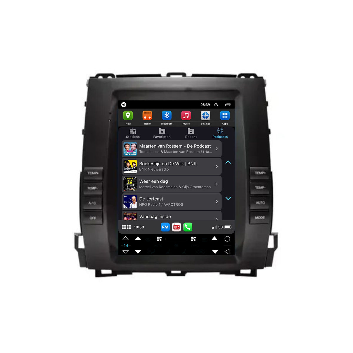 Lexus GX470 CarPlay & Android Auto autoradio | 2002 t/m 2009 | Android 15 | Davilon-4