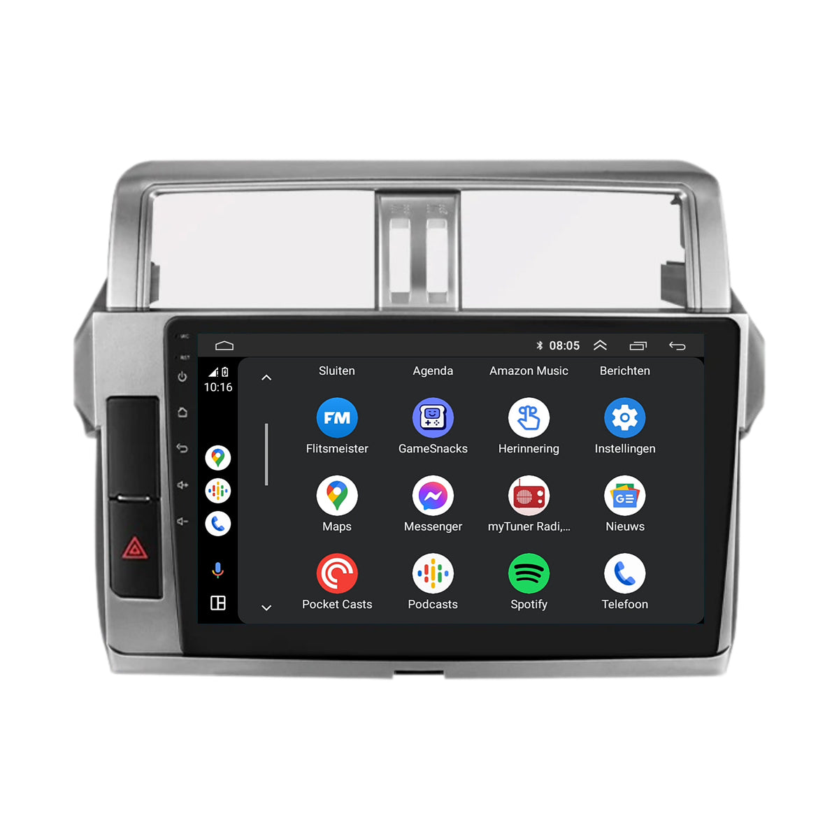 Toyota Land Cruiser Prado 150 CarPlay & Android Auto autoradio | 2013 t/m 2017 | Android 15 | Davilon-3