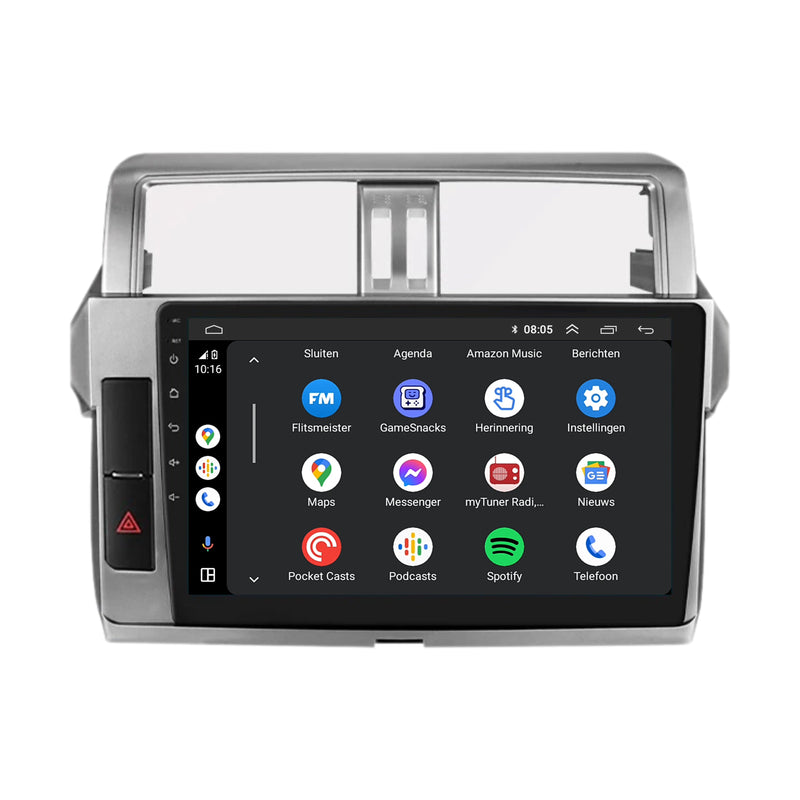 Toyota Land Cruiser Prado 150 CarPlay & Android Auto autoradio | 2013 t/m 2017 | Android 15 | Davilon-3