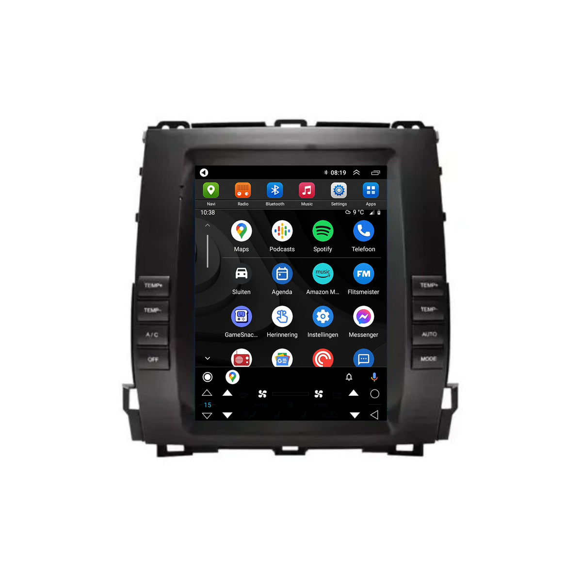 Toyota Land Cruiser Prado CarPlay & Android Auto autoradio | 2002 t/m 2009 | Android 15 | Davilon-3