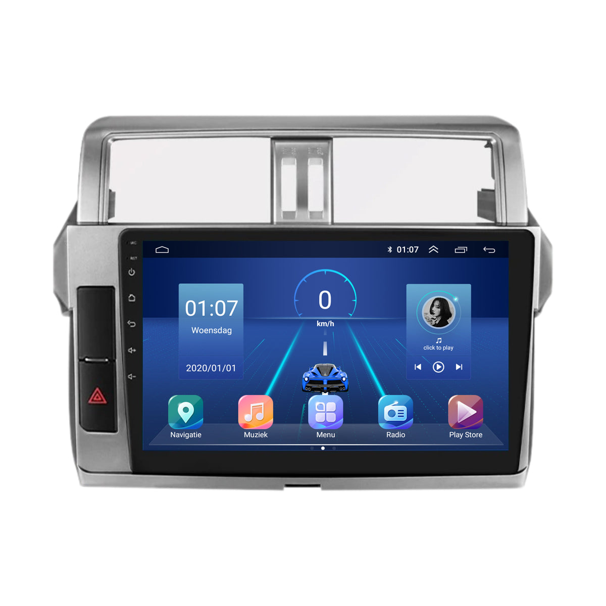 Toyota Land Cruiser Prado 150 CarPlay & Android Auto autoradio | 2013 t/m 2017 | Android 15 | Davilon-6
