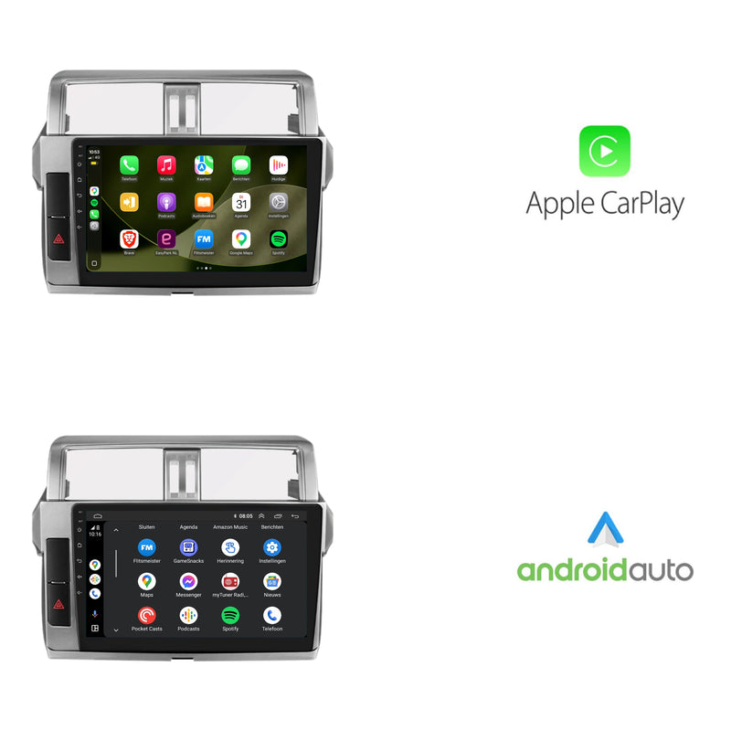 Toyota Land Cruiser Prado 150 CarPlay & Android Auto autoradio | 2013 t/m 2017 | Android 15 | Davilon-2