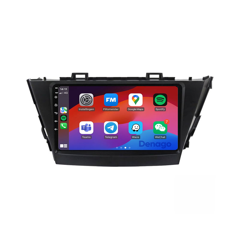 Toyota Prius Plus CarPlay autoradio | 2009 t/m 2015 | Denago DNG-A365 | 9 inch | Android 13 | Draadloos CarPlay & Android Auto-1