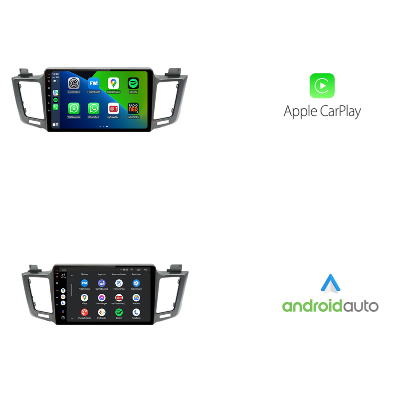 Toyota RAV4 CarPlay & Android Auto autoradio | 2013 t/m 2018 | Android 15 | Davilon-2