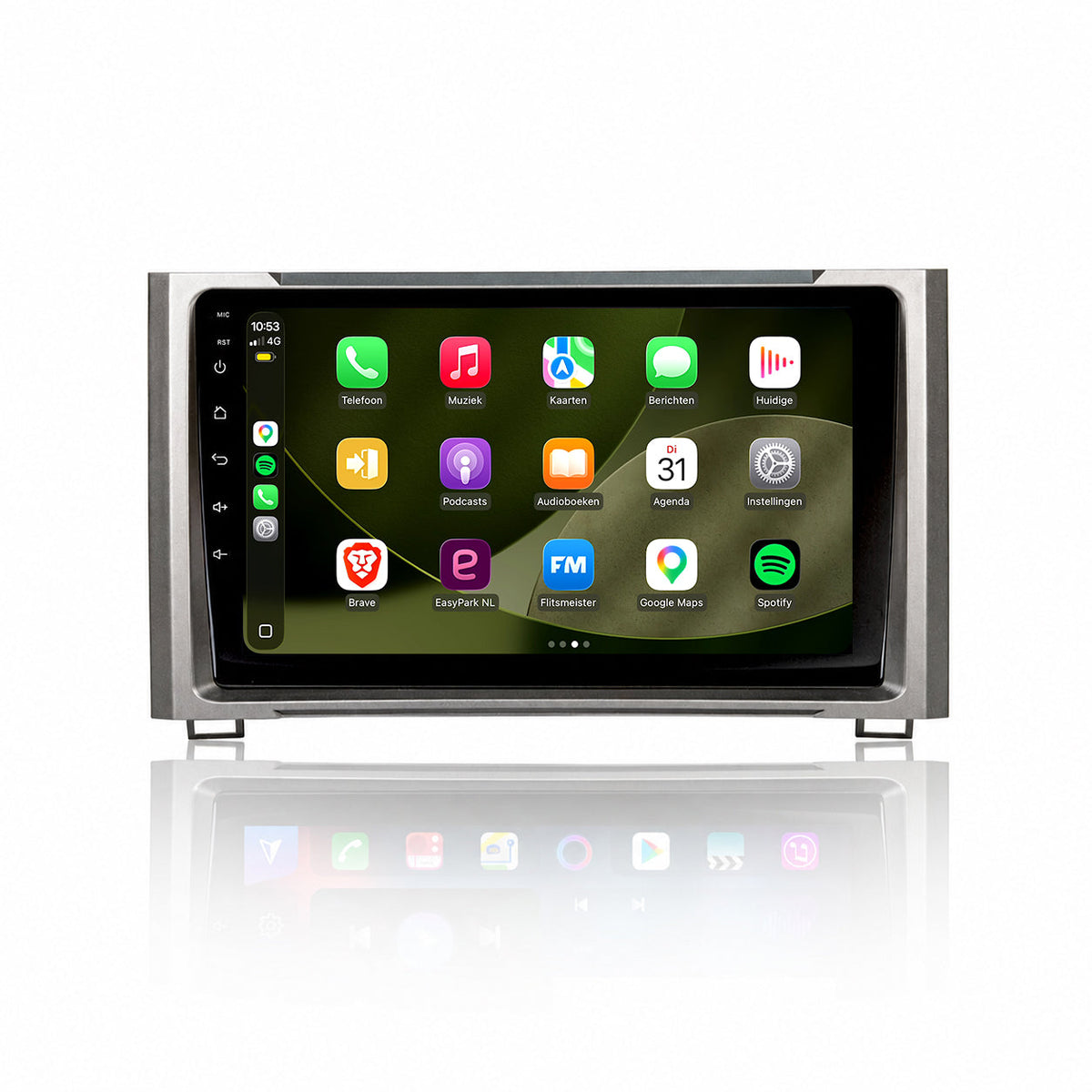 Toyota Tundra CarPlay & Android Auto autoradio | 2014 t/m 2021 | Android 15 | Davilon | Zilver-1