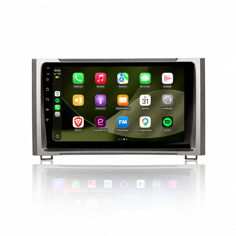 Toyota Tundra CarPlay & Android Auto autoradio | 2014 t/m 2021 | Android 15 | Davilon | Zilver-1