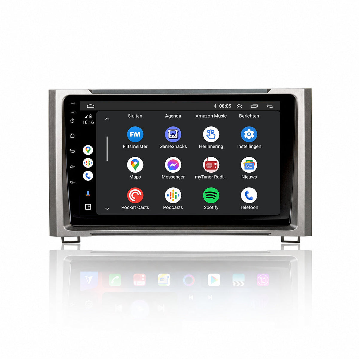 Toyota Tundra CarPlay & Android Auto autoradio | 2014 t/m 2021 | Android 15 | Davilon | Zilver-4