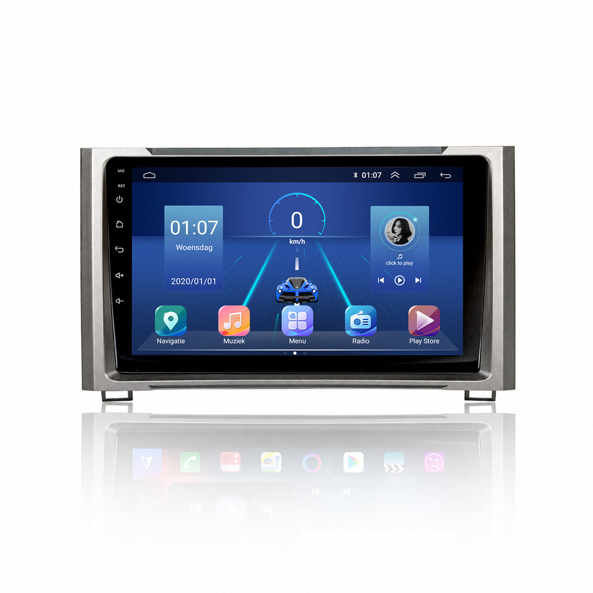 Toyota Tundra CarPlay & Android Auto autoradio | 2014 t/m 2021 | Android 15 | Davilon | Zilver-6