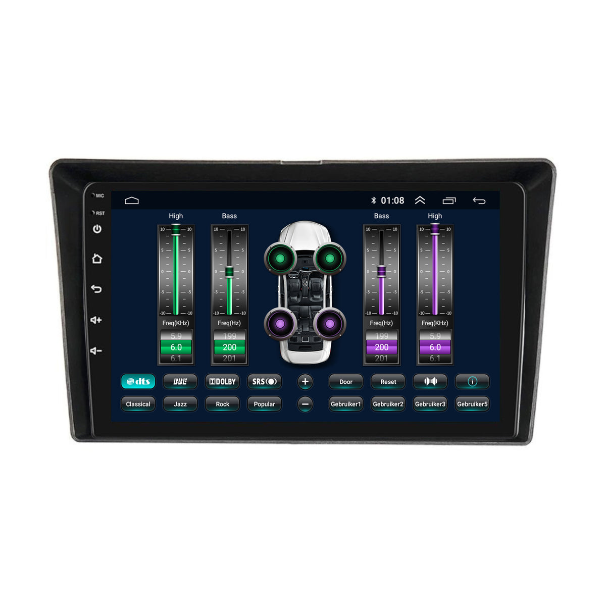 Toyota Verso-S CarPlay & Android Auto autoradio | 2011 t/m 2015 | Android 15 | Davilon-7