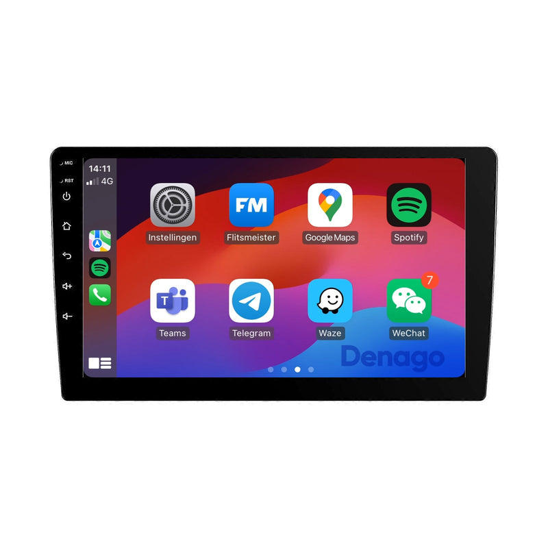 Toyota Yaris CarPlay autoradio | 1999 t/m 2005 | Denago DNG-A350 | 9 inch | Android 13 | Draadloos CarPlay & Android Auto-1