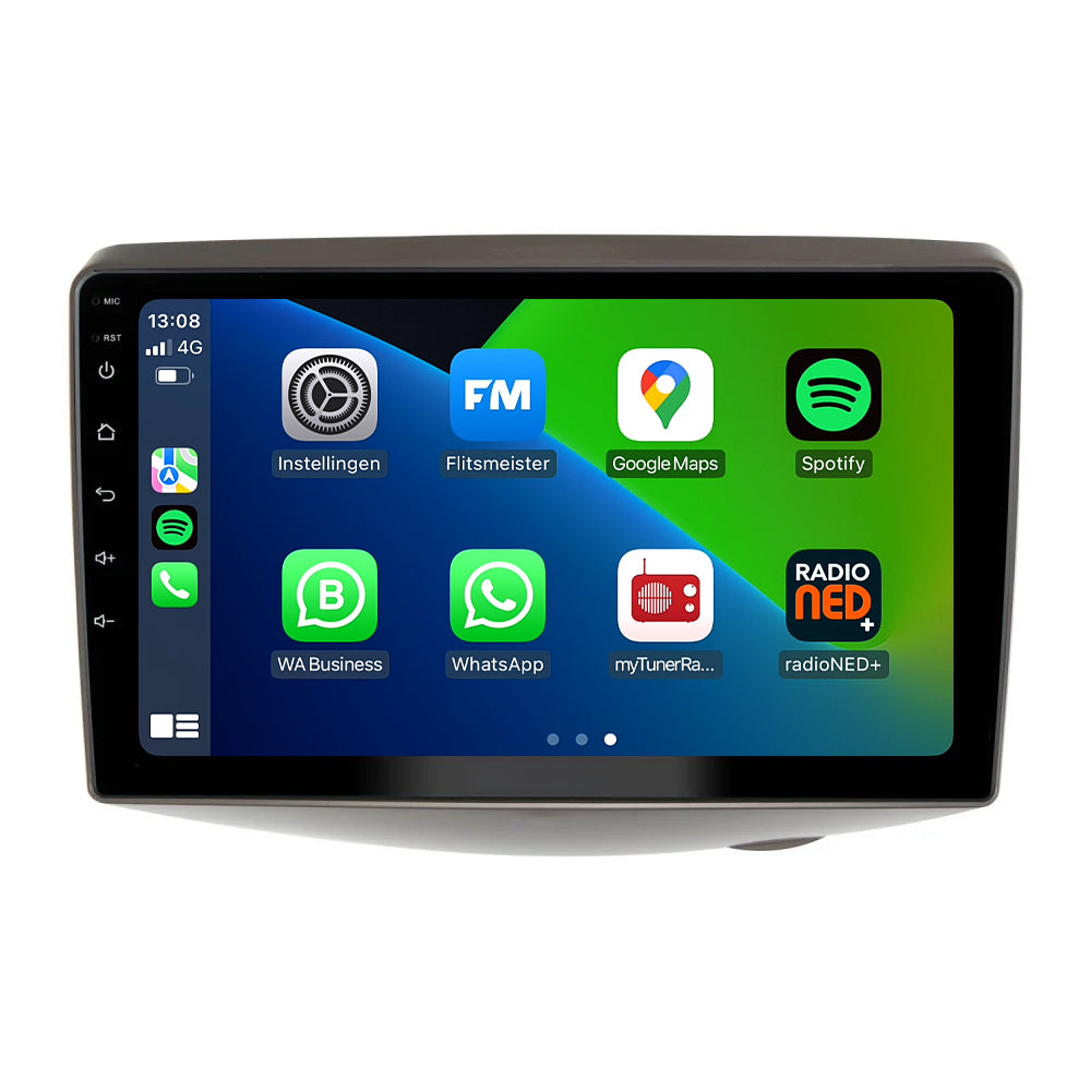 Toyota Yaris | Android 13 | Autoradio | 1999 t/m 2005 | Low versie | CarPlay & Android Auto-1