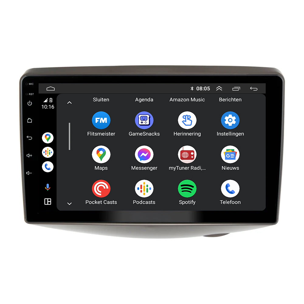 Toyota Yaris | Android 13 | Autoradio | 1999 t/m 2005 | Low versie | CarPlay & Android Auto-3