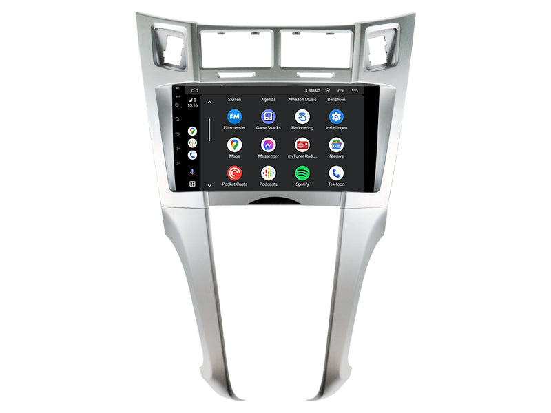 Toyota Yaris | Android 13 | Autoradio | 2005 t/m 2012 | CarPlay & Android Auto-2