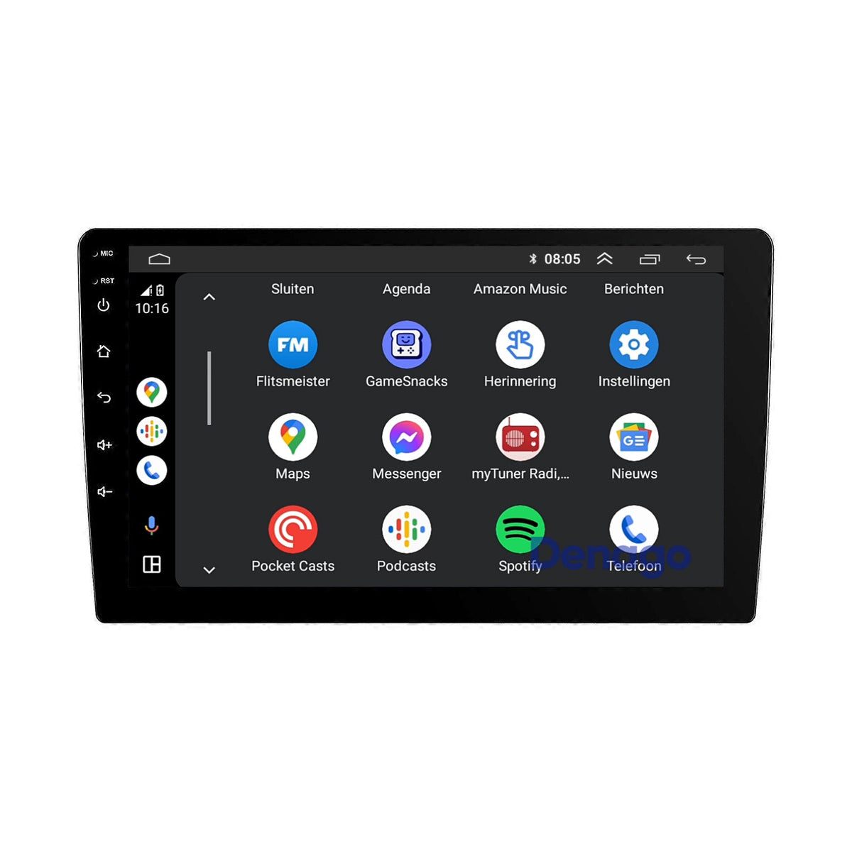 Toyota Yaris CarPlay autoradio | 1999 t/m 2005 | Denago DNG-A350 | 9 inch | Android 13 | Draadloos CarPlay & Android Auto-5