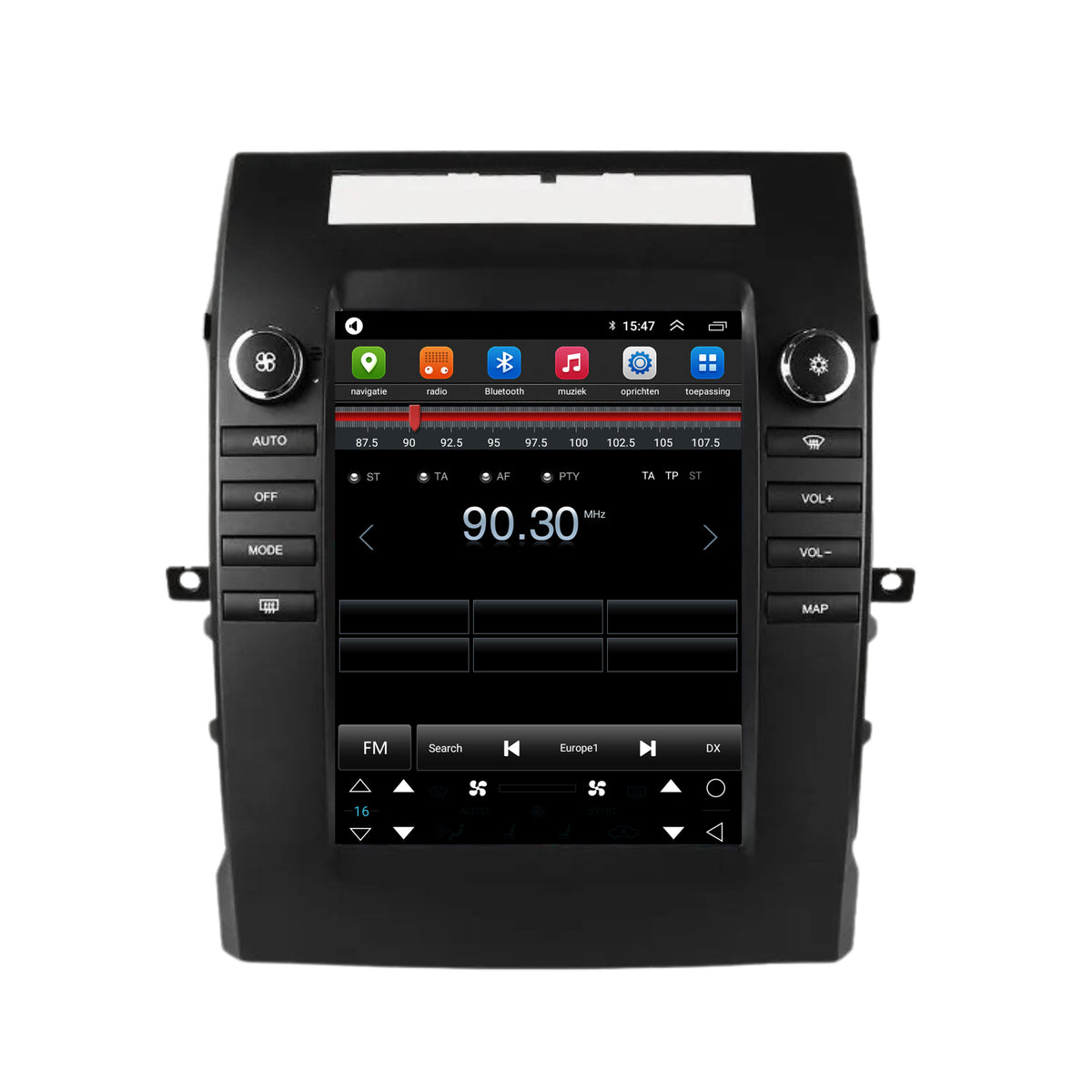 Toyota Corolla CarPlay & Android Auto autoradio | 2004 t/m 2009 | Android 15 | Davilon | Groot scherm-7