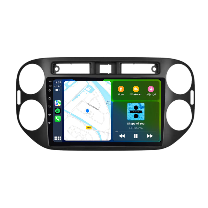 Volkswagen Tiguan | Android 13 | Autoradio | 2007 t/m 2015 | CarPlay & Android Auto | Glans Zwart-4