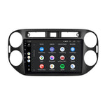 Volkswagen Tiguan | Android 13 | Autoradio | 2007 t/m 2015 | CarPlay & Android Auto | Glans Zwart