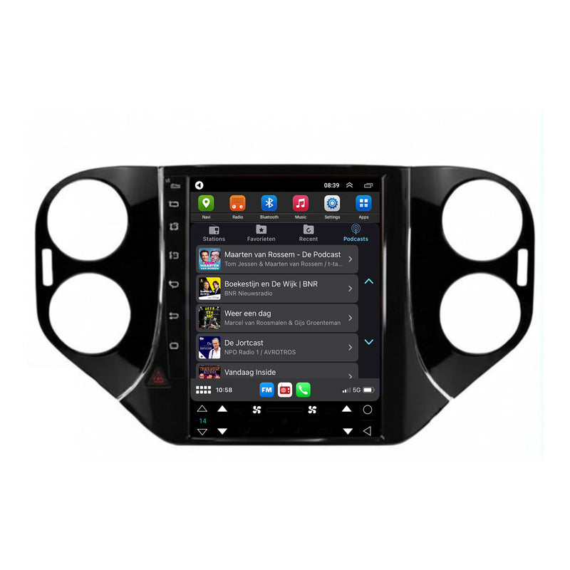 Volkswagen Tiguan CarPlay & Android Auto autoradio | 2007 t/m 2016 | Android 15 | Davilon | Groot scherm-5