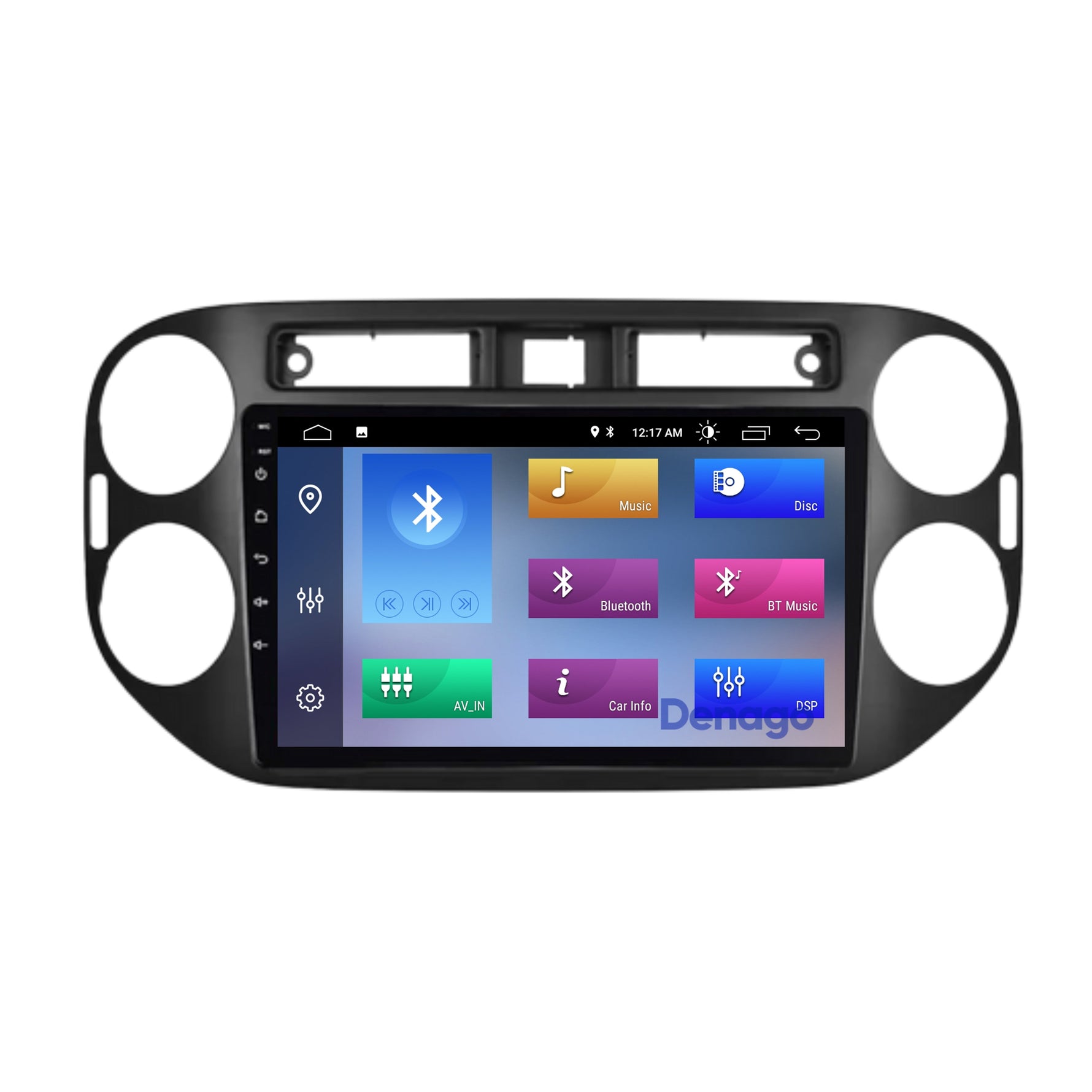 Volkswagen Tiguan CarPlay autoradio | 2007 t/m 2015 | Denago DNG-A394 | 9 inch | Android 13 | Draadloos CarPlay & Android Auto