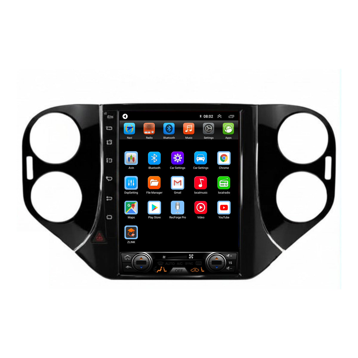 Volkswagen Tiguan CarPlay & Android Auto autoradio | 2007 t/m 2016 | Android 15 | Davilon | Groot scherm-6