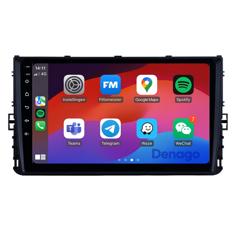 Volkswagen Passat B8 CarPlay autoradio | 2014 t/m 2023 | Denago DNG-A374 | 9 inch | Android 13 | Draadloos CarPlay & Android Auto-1