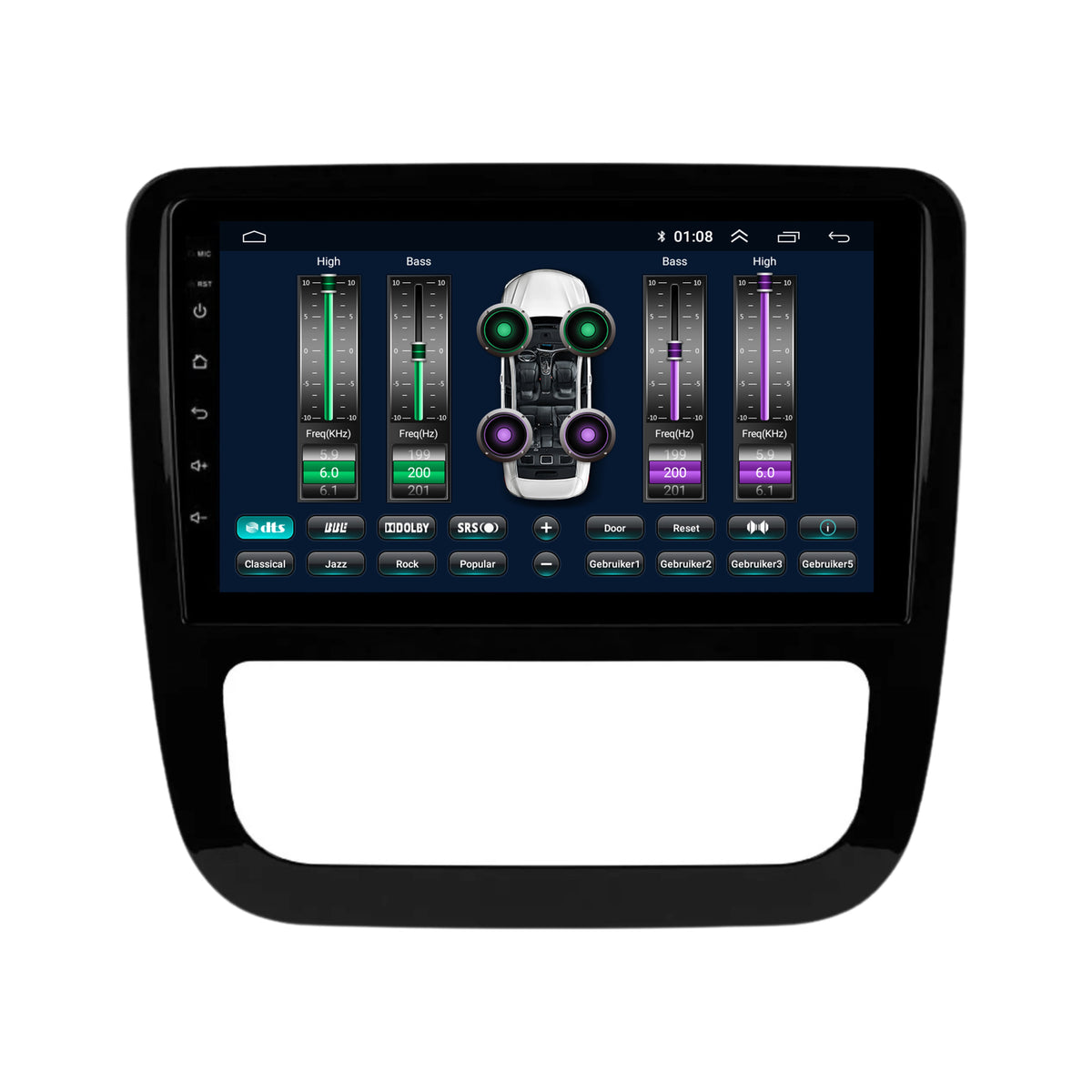 Volkswagen Scirocco CarPlay & Android Auto autoradio | 2008 t/m 2013 | Android 15 | Davilon-7