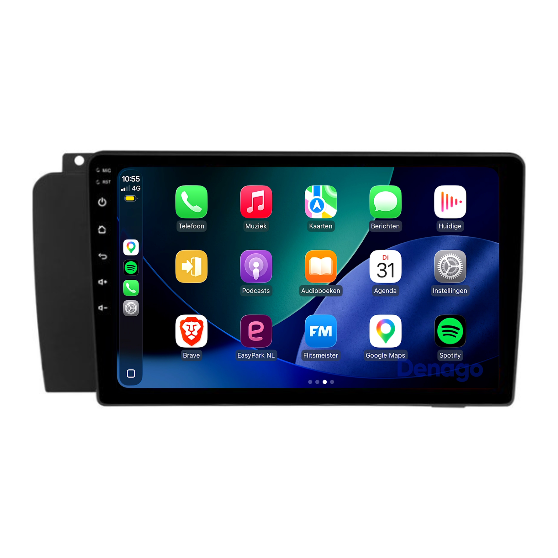 Volvo XC70 CarPlay autoradio | 2000 t/m 2007 | Denago DNG-A400 | 9 inch | Android 13 | Draadloos CarPlay & Android Auto
