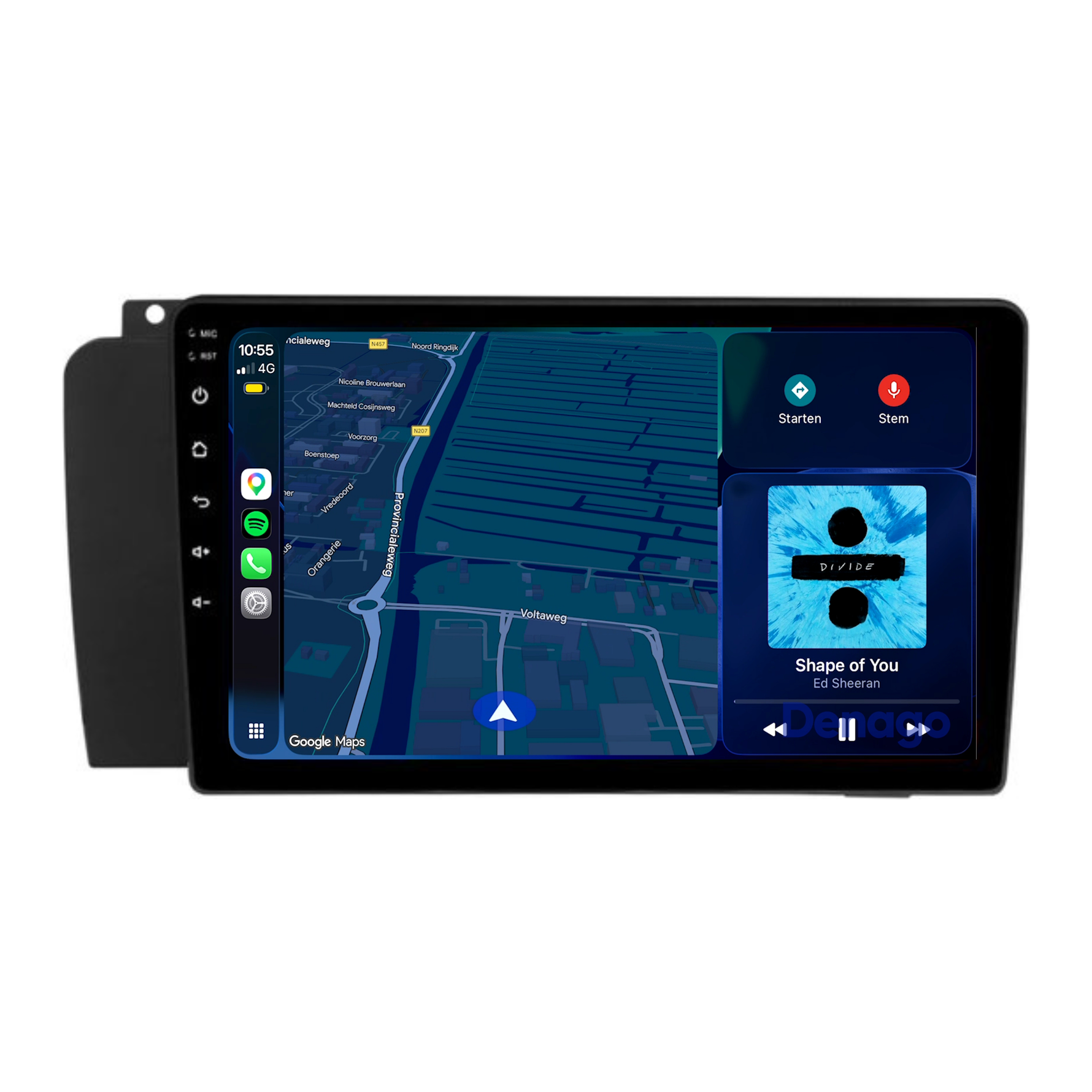 Volvo XC70 CarPlay autoradio | 2000 t/m 2007 | Denago DNG-A400 | 9 inch | Android 13 | Draadloos CarPlay & Android Auto