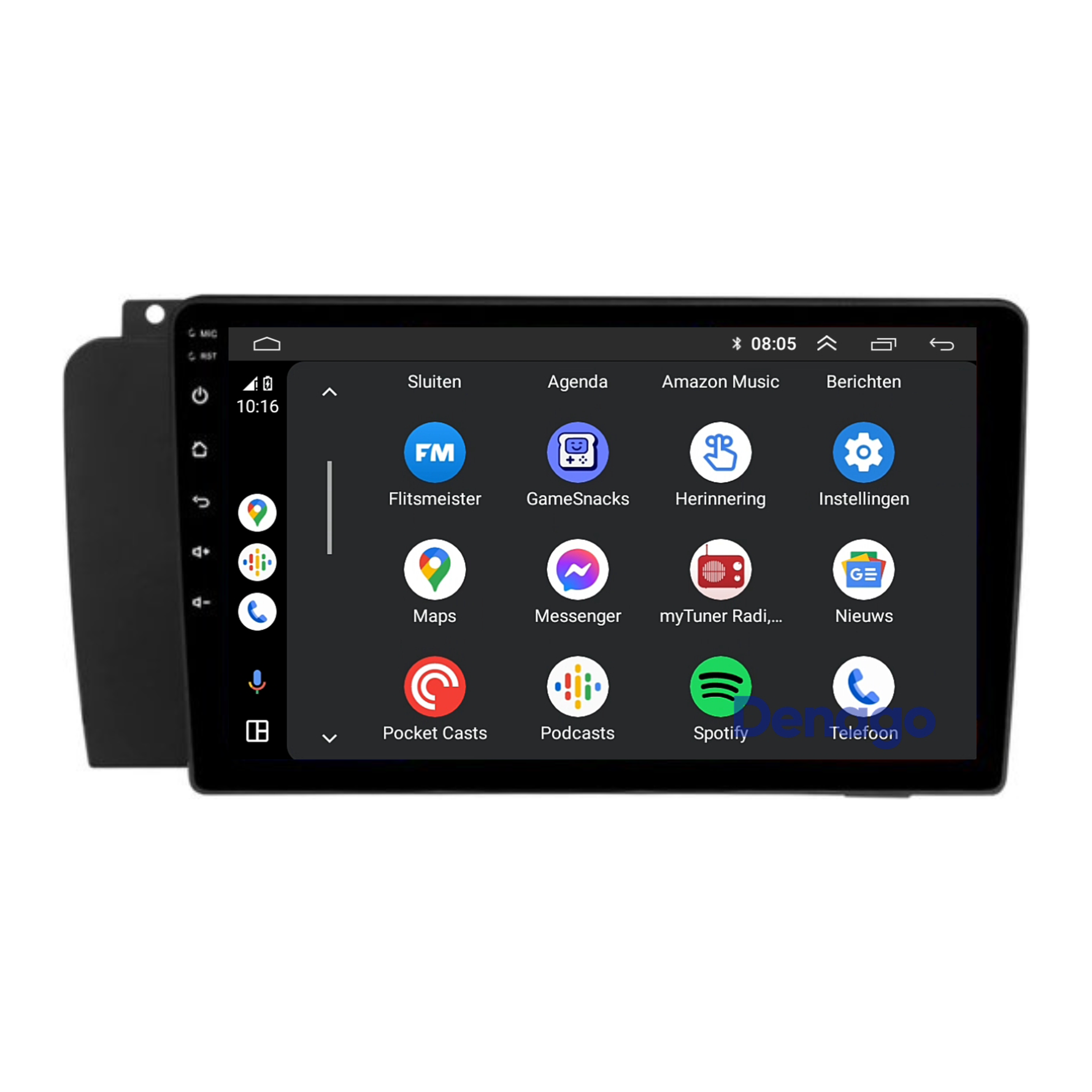 Volvo XC70 CarPlay autoradio | 2000 t/m 2007 | Denago DNG-A400 | 9 inch | Android 13 | Draadloos CarPlay & Android Auto
