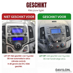Hyundai i30 | Android 13 | Autoradio | 2007 t/m 2012 | Carplay & Android Auto | Handgeschakelde Airco