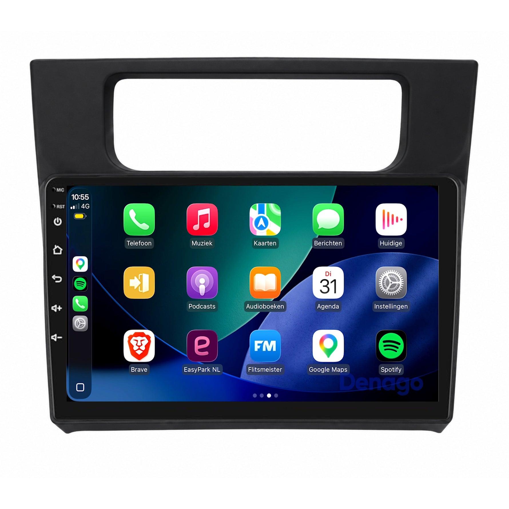 Volkswagen Caddy CarPlay autoradio | 2015 t/m 2018 | Denago DNG-A442 | 9 inch | Android 13 | Draadloos CarPlay & Android Auto