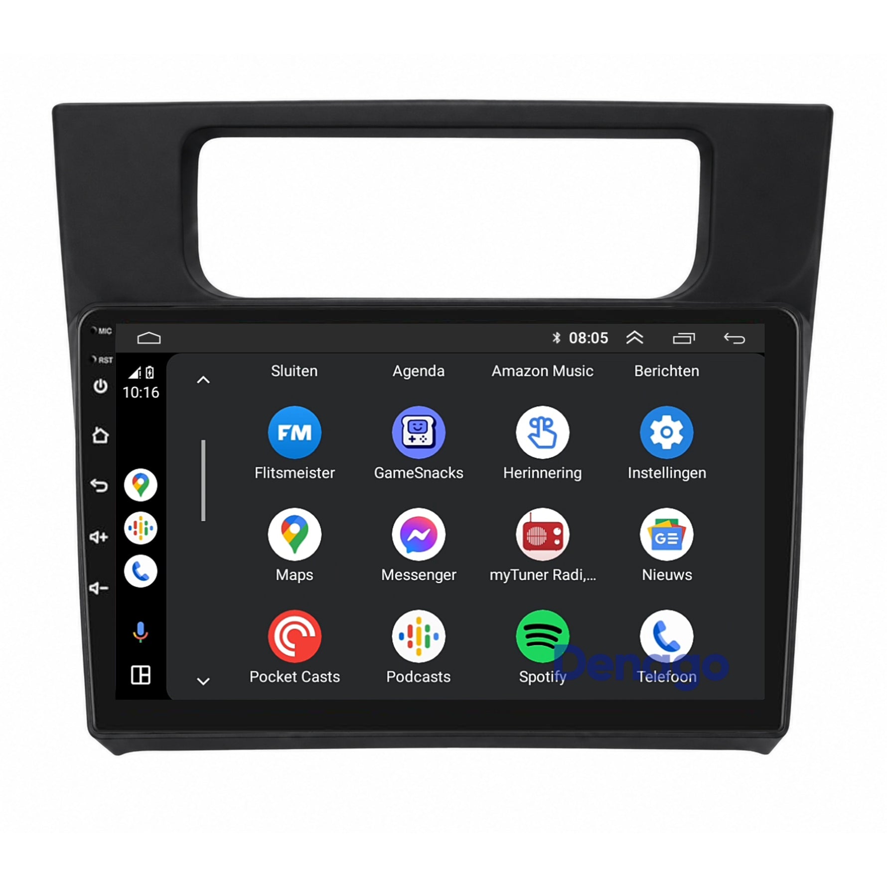 Volkswagen Caddy CarPlay autoradio | 2015 t/m 2018 | Denago DNG-A442 | 9 inch | Android 13 | Draadloos CarPlay & Android Auto
