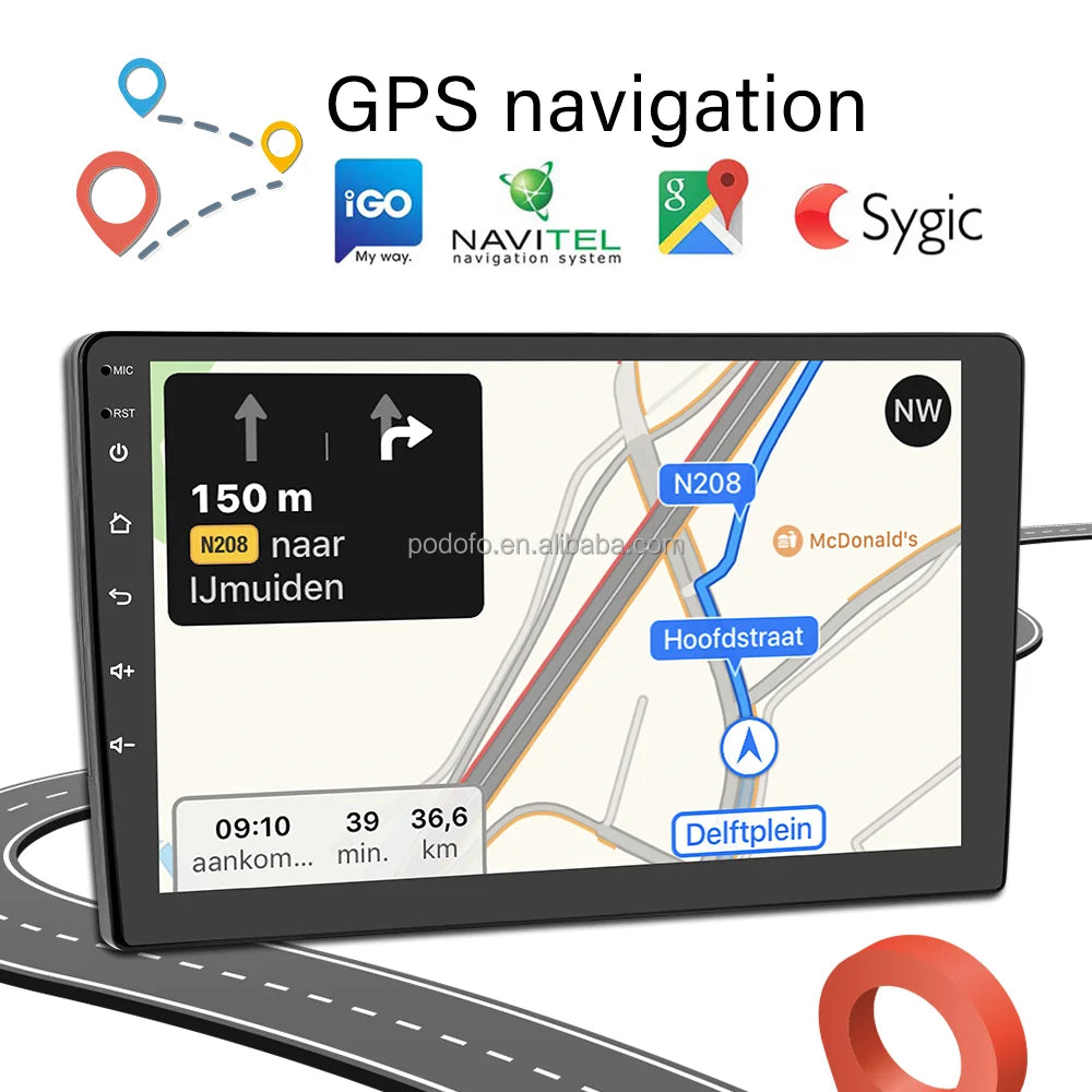 Dubbel-din autoradio | 32GB | Android 11 | 9 INCH