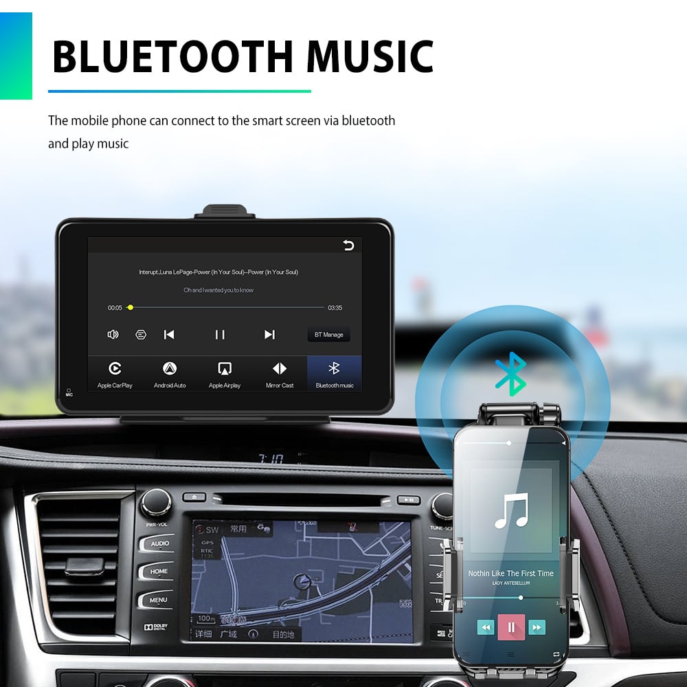 Davilon PRO 7 INCH CarPlay Scherm - Online navigatie - Universeel-3