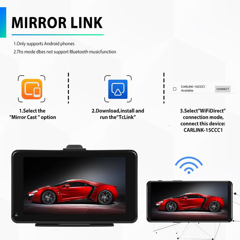 Davilon PRO 7 INCH CarPlay Scherm - Online navigatie - Universeel-8